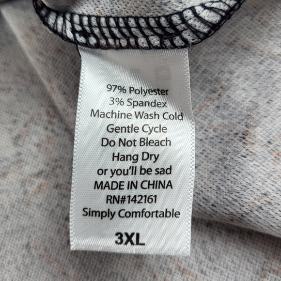 LuLaRoe Cassie SKIRT Womens Size 3XL Black Gray Red Aqua Pull-on Abstract NWT - Picture 10 of 16